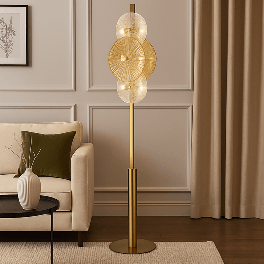 Lights  -  Wagon Wheel 6 Light Floor Lamp  -  60484713