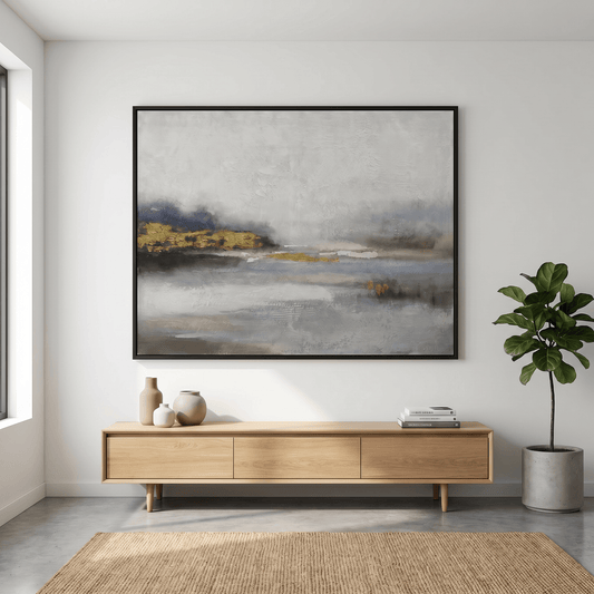 Pictures  -  Cloud Art W3-38212-1TSK Black Oil Painting - 120 x 90cm  -  60484724