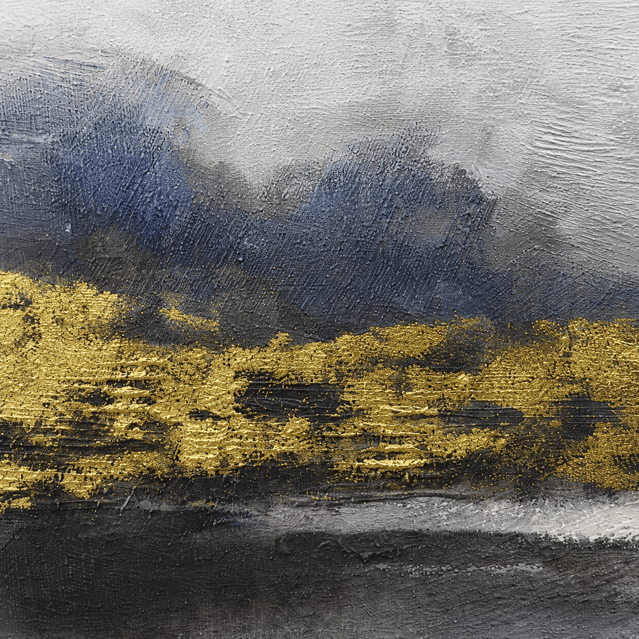 Pictures  -  Cloud Art W3-38212-1TSK Black Oil Painting - 120 x 90cm  -  60484724