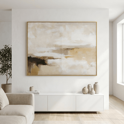 Pictures  -  Painting on Canvas with Gold Printing K-P8748N-1TSK - 120 x 90cm  -  60484727