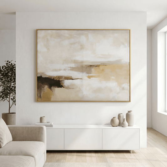 Pictures  -  Painting on Canvas with Gold Printing K-P8748N-1TSK - 120 x 90cm  -  60484727