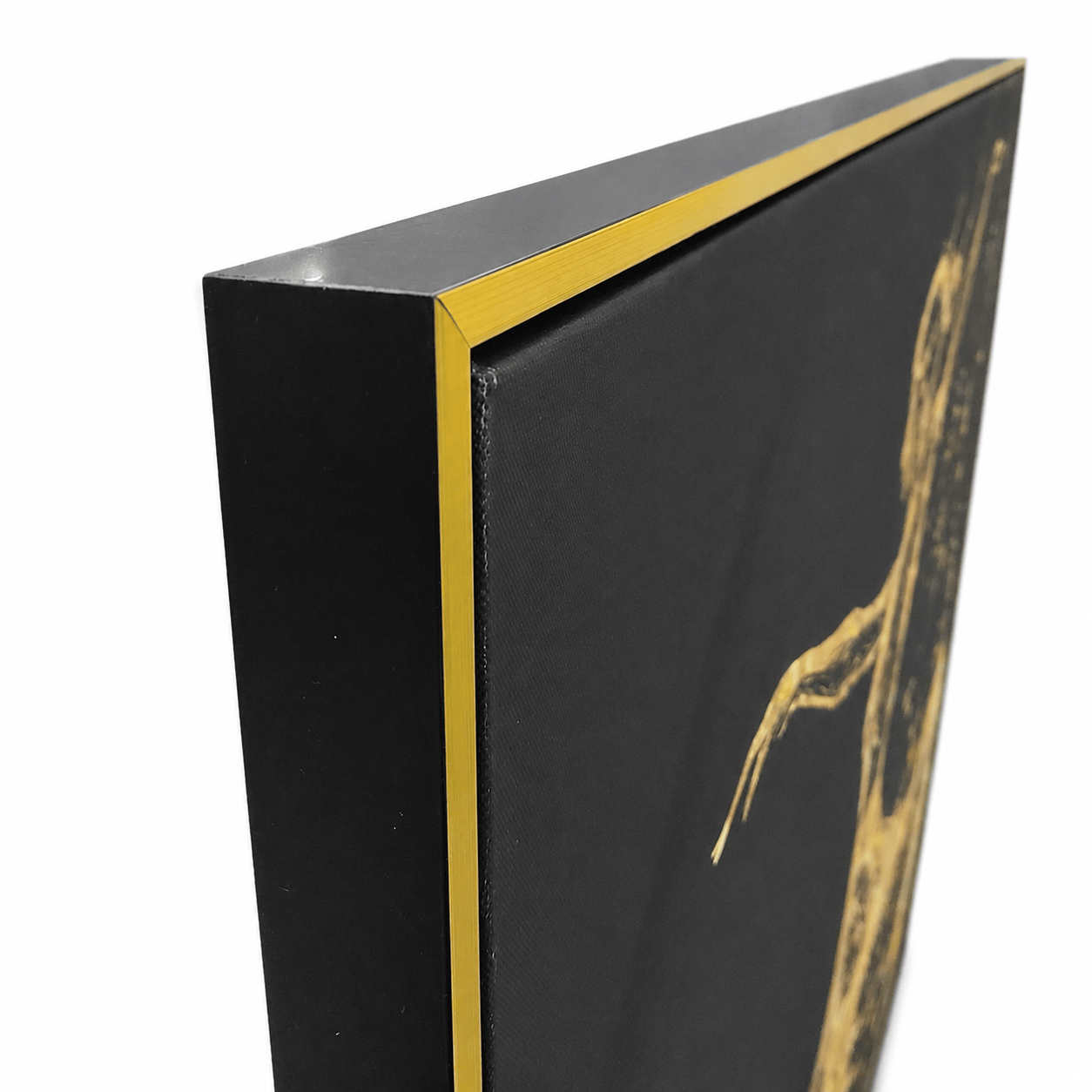 Pictures  -  Gold Dancer Painting on Canvas with Gold Printing - 120 x 90cm  -  60484730
