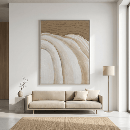 Pictures  -  White Wood Oil Painting D-A36952K-2TSK - 120 x 90cm  -  60484734