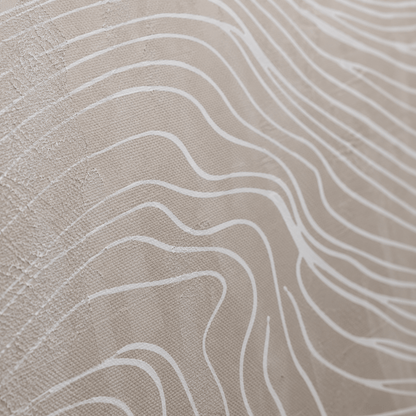 Pictures  -  Cloud Art Abstract Line Painting on Canvas with Gold Printing - 120 x 90cm  -  60484737