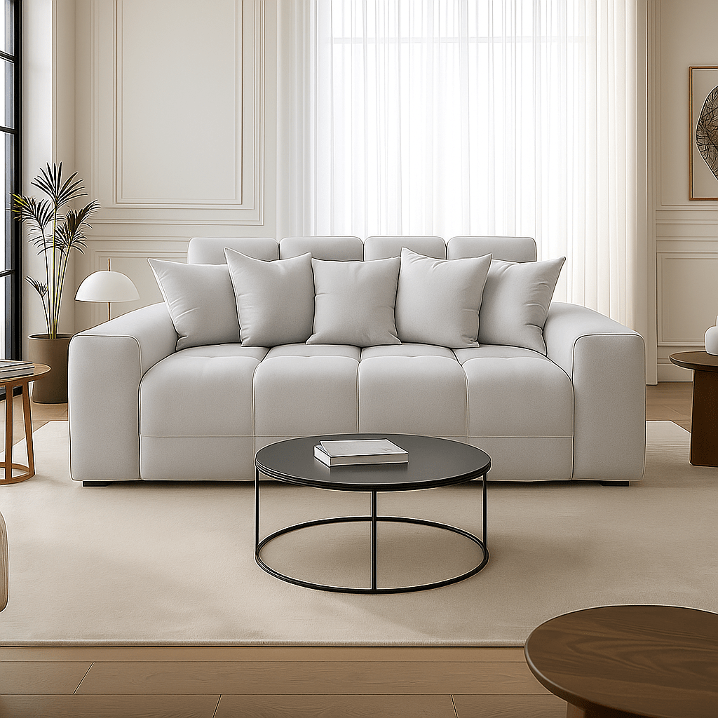 Furniture  -  Maine 3 Seater Sofa - Natural  -  60484745