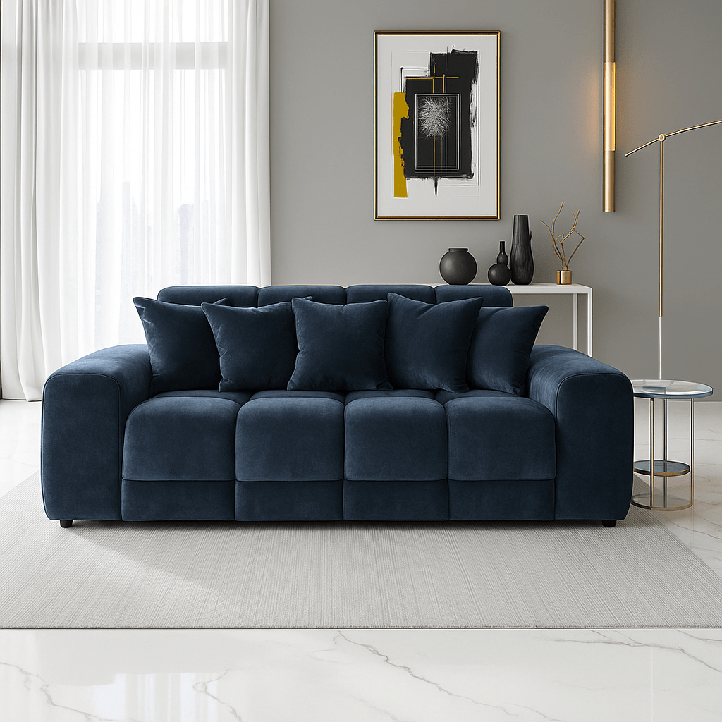 Furniture  -  Maine 3 Seater Sofa - Charcoal  -  60484749