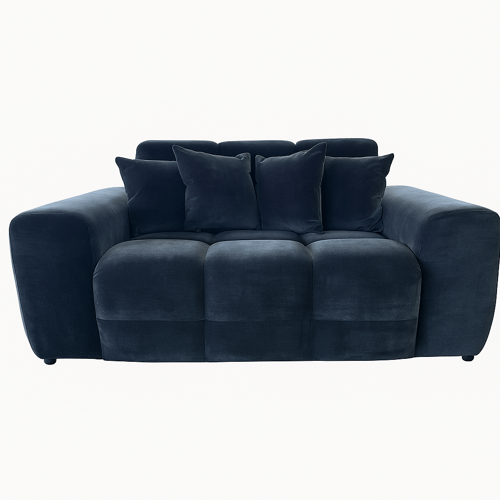 furniture  -  Maine 2 Seater Sofa - Charcoal  -  60484750