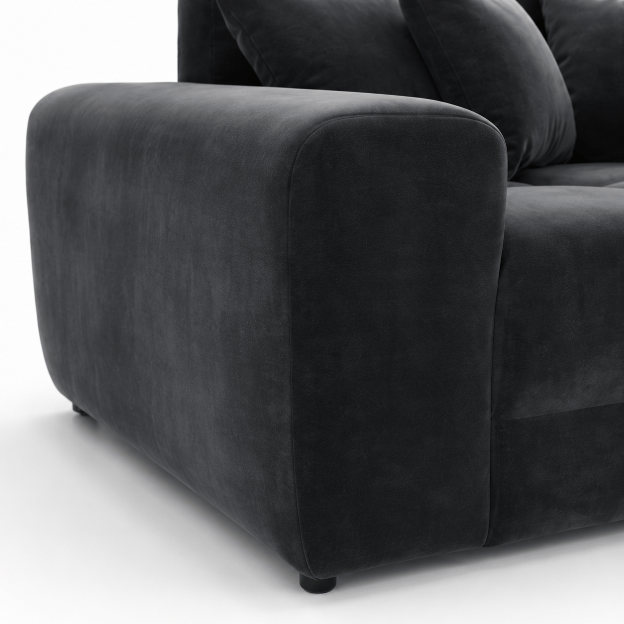 Furniture  -  Maine 2 Seater Sofa - Charcoal (Special Order)  -  60484750