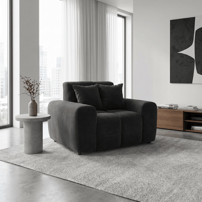 Furniture  -  Maine Armchair - Charcoal (Special Order)  -  60484751