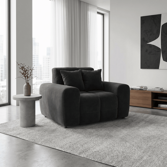 Furniture  -  Maine Armchair - Charcoal (Special Order)  -  60484751