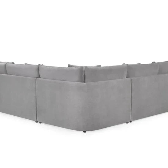 Furniture  -  Ohio Large Corner Sofa - Grey  -  60484753