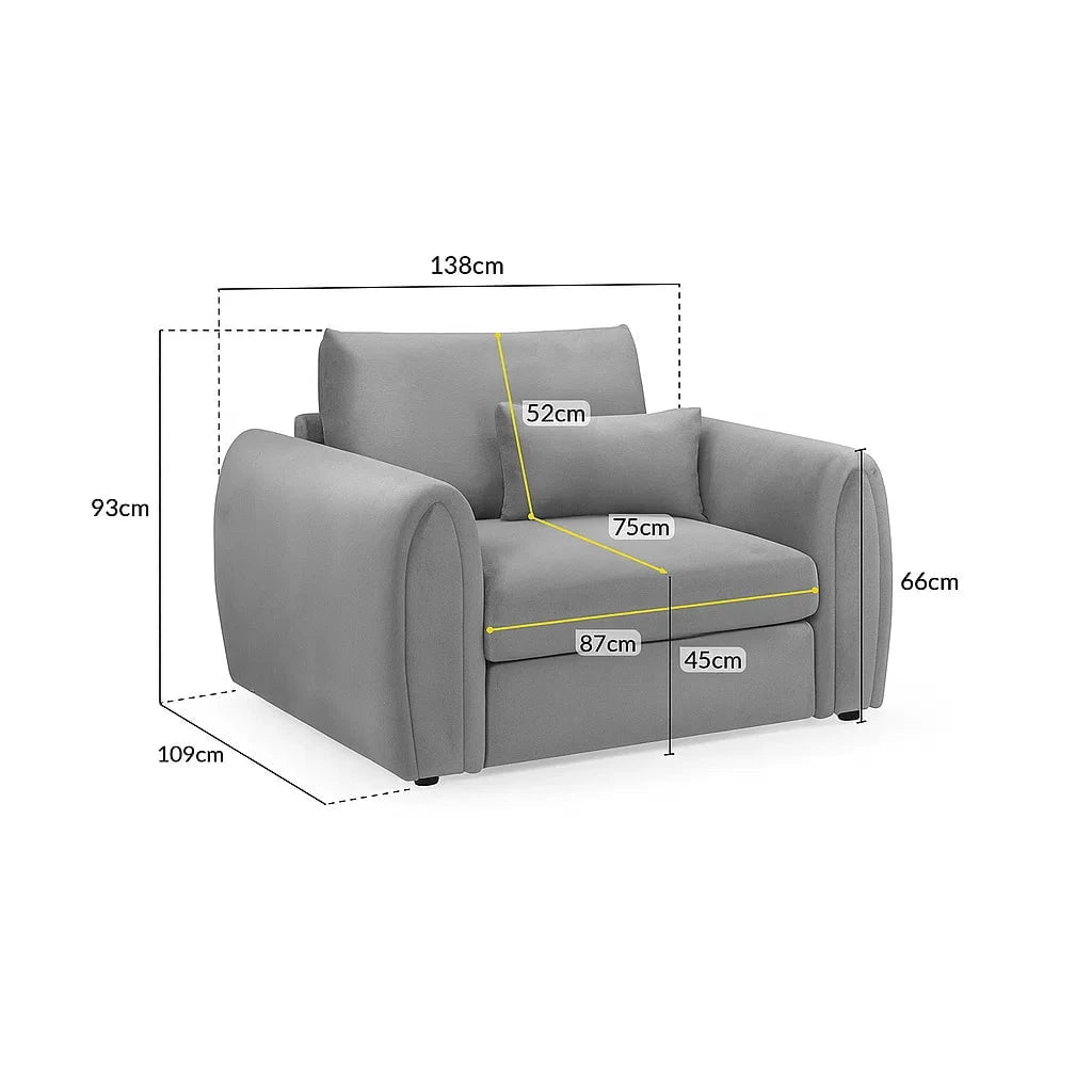 Furniture  -  Ohio Armchair - Grey  -  60484754