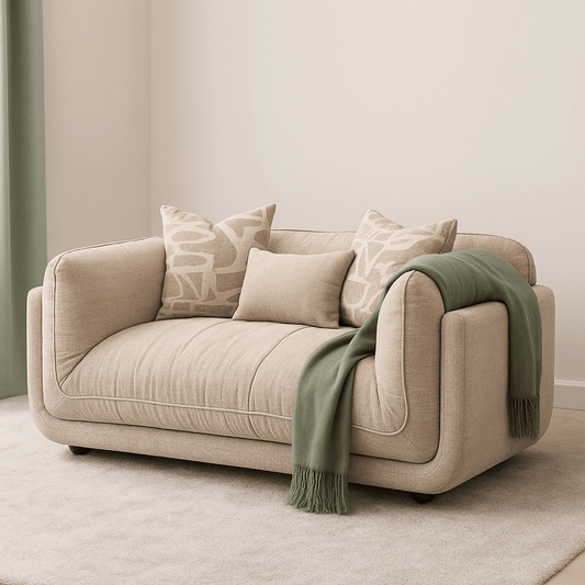 Furniture  -  Jennifer 2 Seater Sofa - Beige  -  60484756