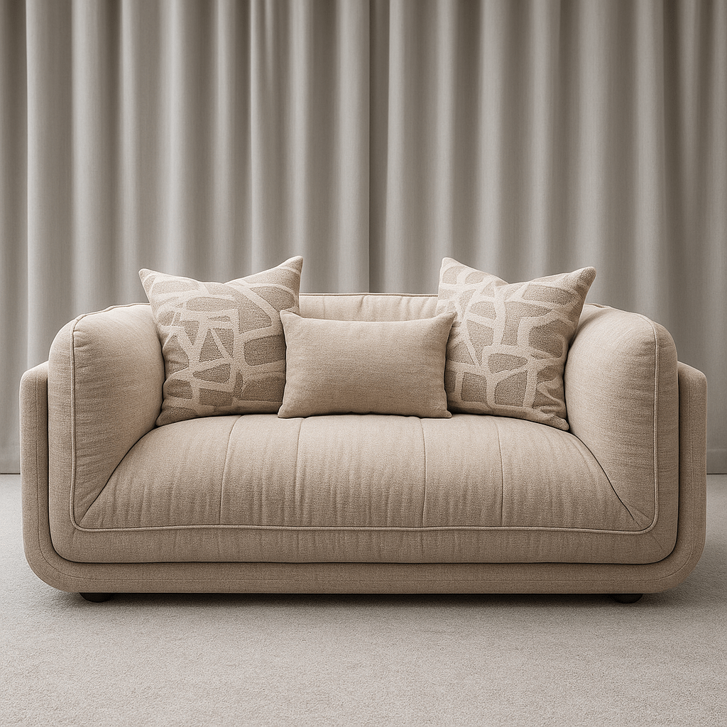 Furniture  -  Jennifer 2 Seater Sofa - Beige  -  60484756