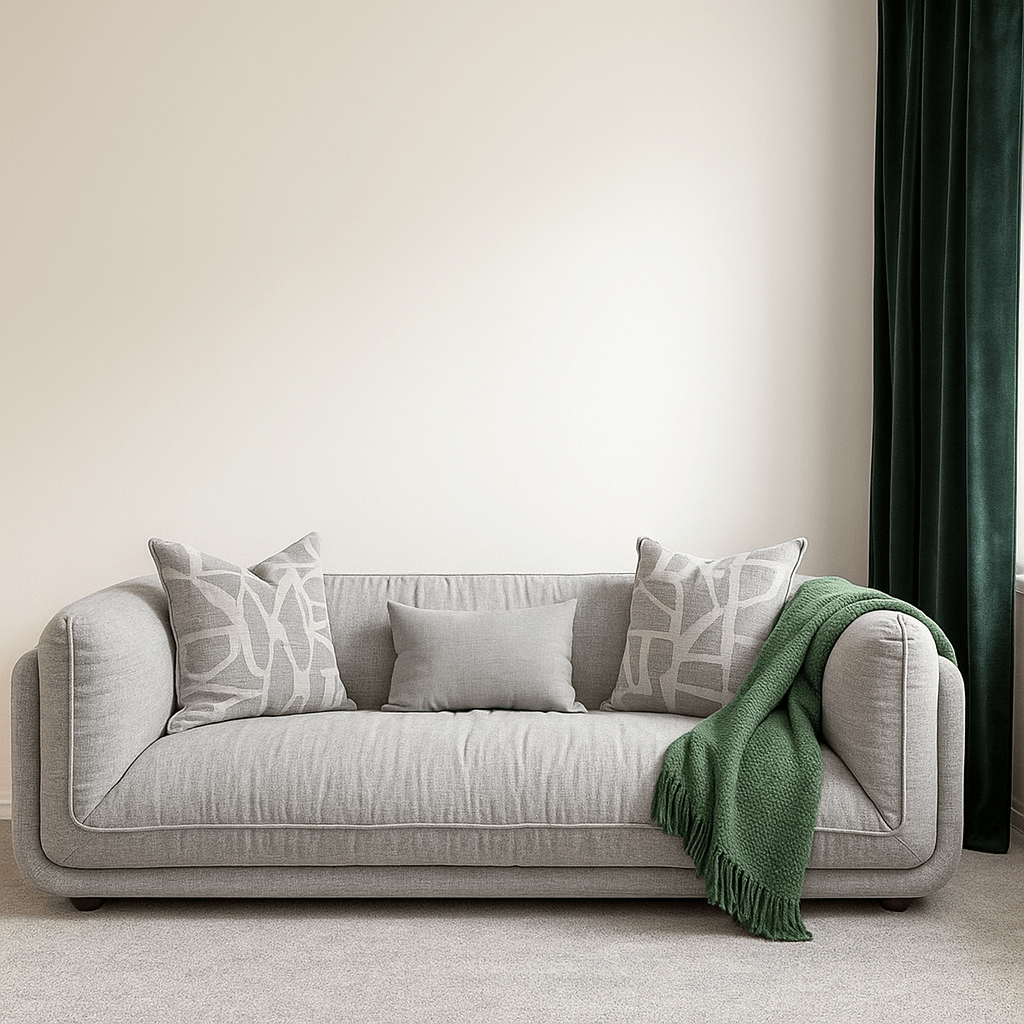 furniture  -  Jennifer 3 Seater Sofa - Grey  -  60484757