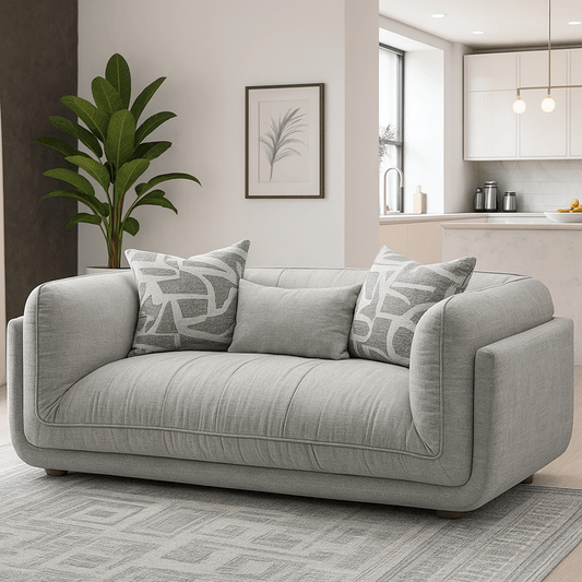 Furniture  -  Jennifer 2 Seater Sofa - Grey  -  60484758
