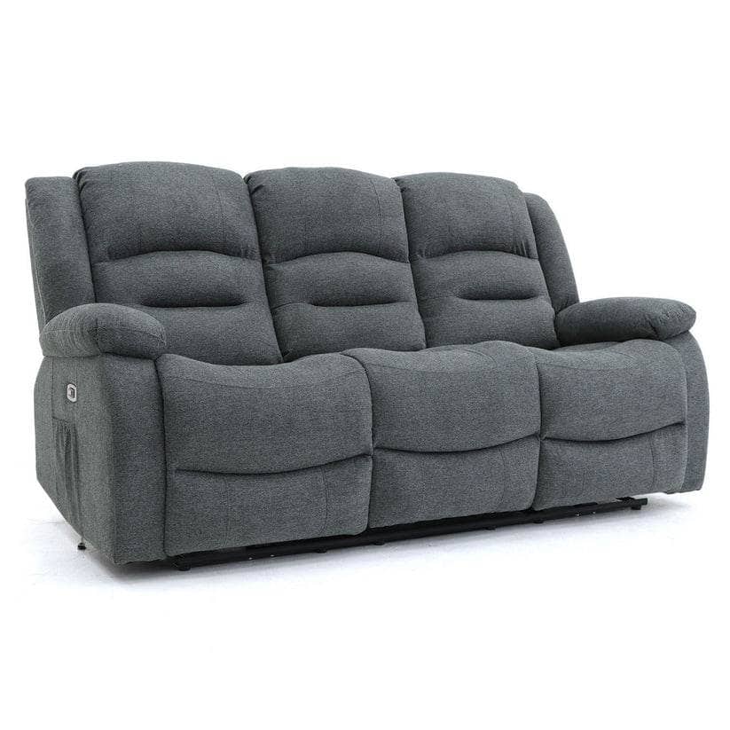 Outlet Sofas  -  Outlet Idris 3 Seater Sofa - Graphite  -  60484763