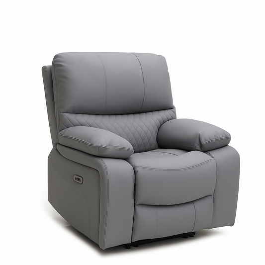 Outlet Sofas  -  Outlet Lauren Recliner Chair - Grey  -  60484771