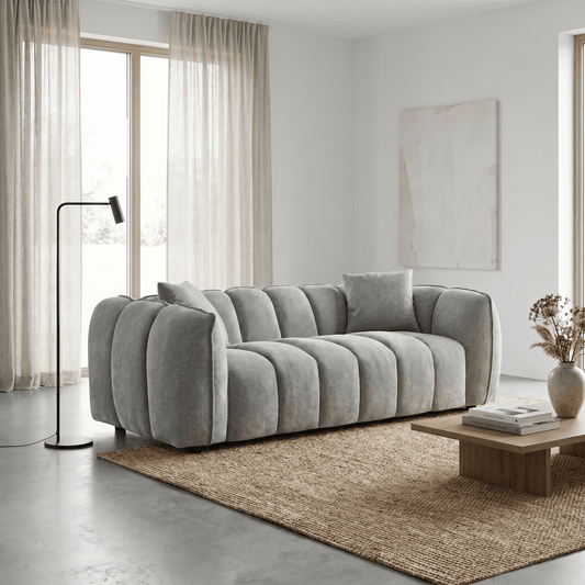 Outlet Sofas  -  Outlet Dani 3 Seater Sofa - Grey  -  60484772