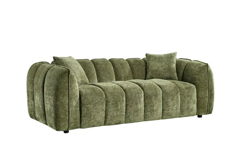Outlet Sofas  -  Outlet Dani 3 Seater Sofa - Olive  -  60484781