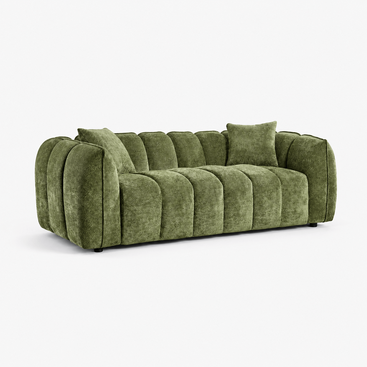 Outlet Sofas  -  Outlet Dani 3 Seater Sofa - Olive  -  60484781