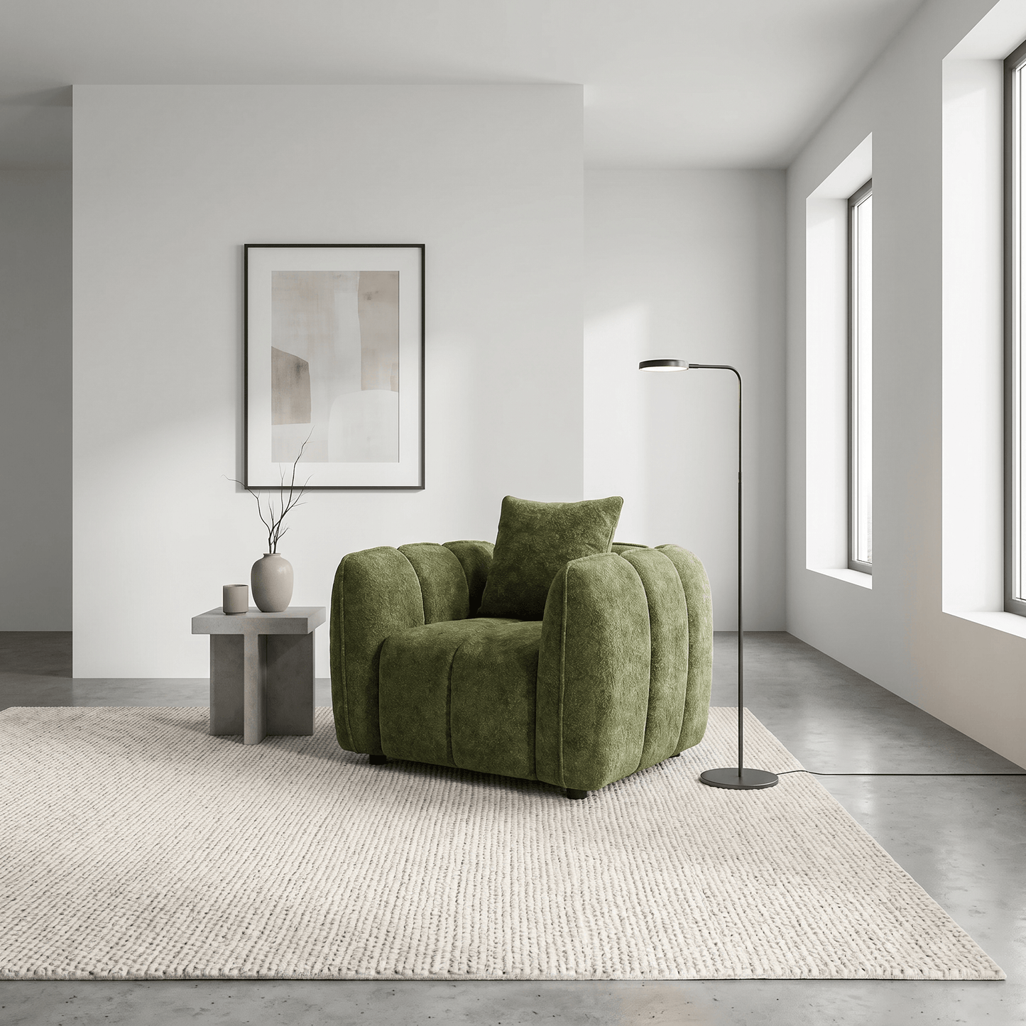 Outlet Sofas  -  Outlet Dani Chair - Olive  -  60484783
