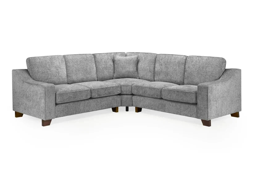 Outlet Sofas  -  Outlet Alaska Large Corner Sofa - Slate  -  60484784