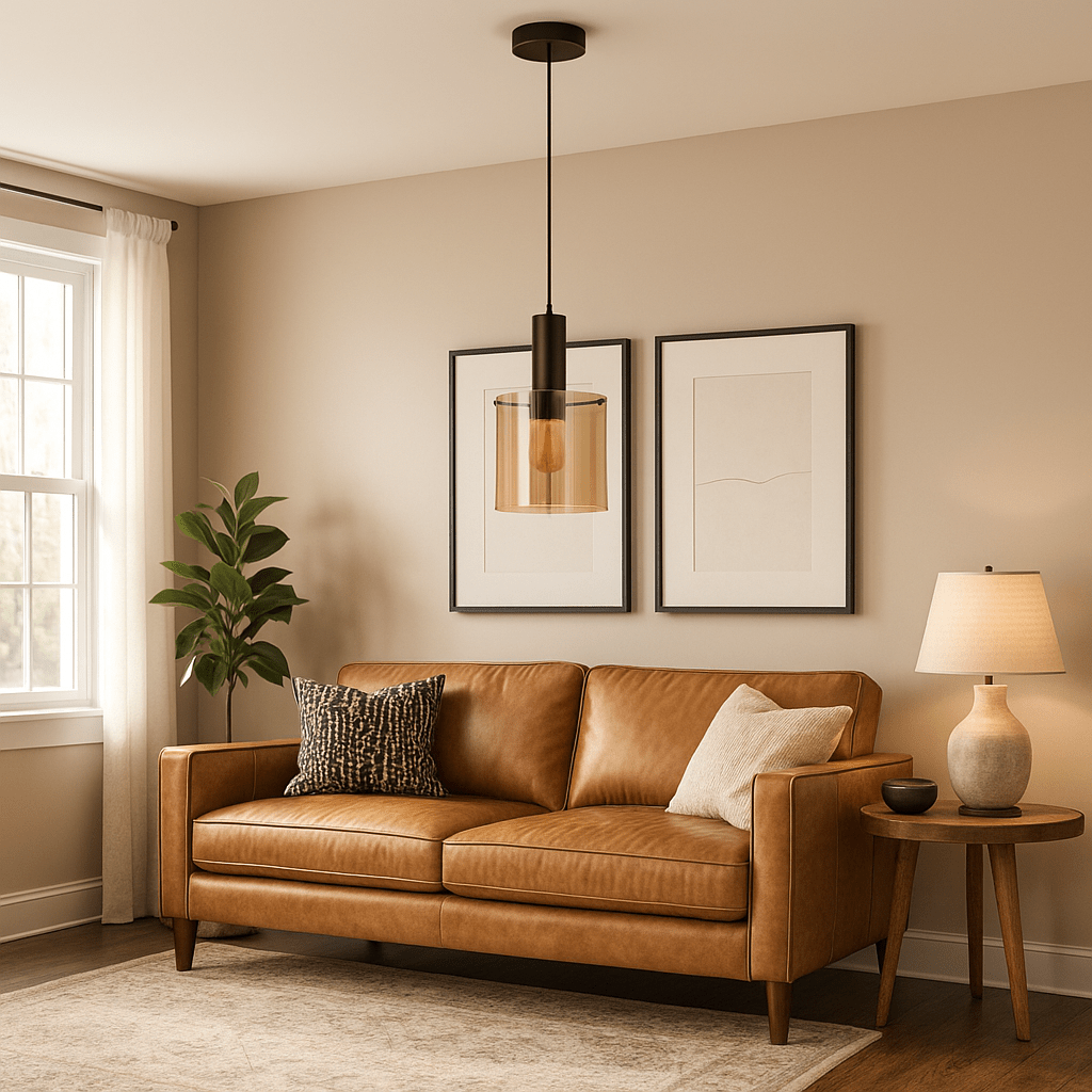 Lights  -  Sweden Pendant Light - Mocha  -  60484862