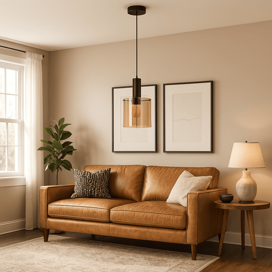 Lights  -  Sweden Pendant Light - Mocha  -  60484862