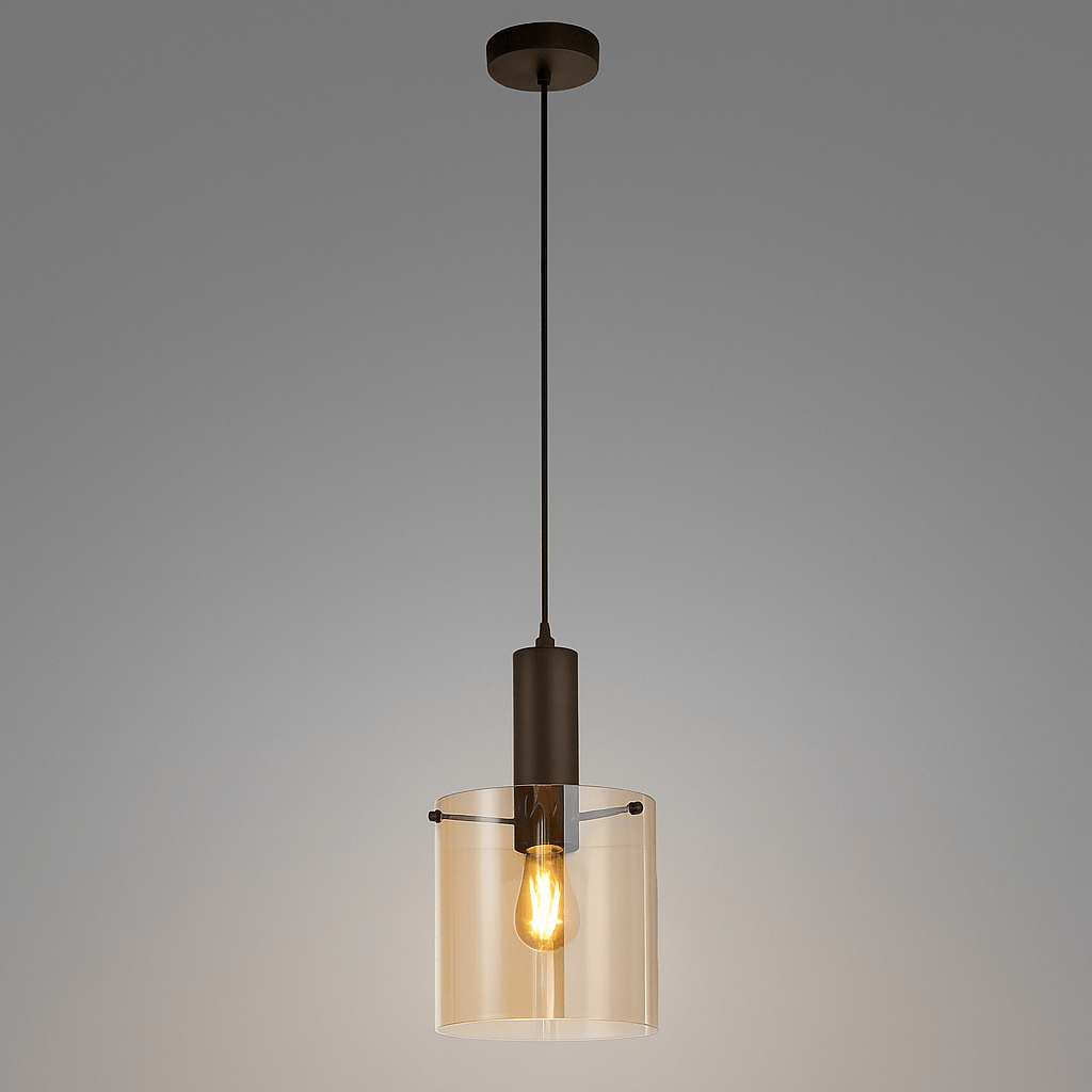 Lights  -  Ferrara Pendant Light - Mocha  -  60484862