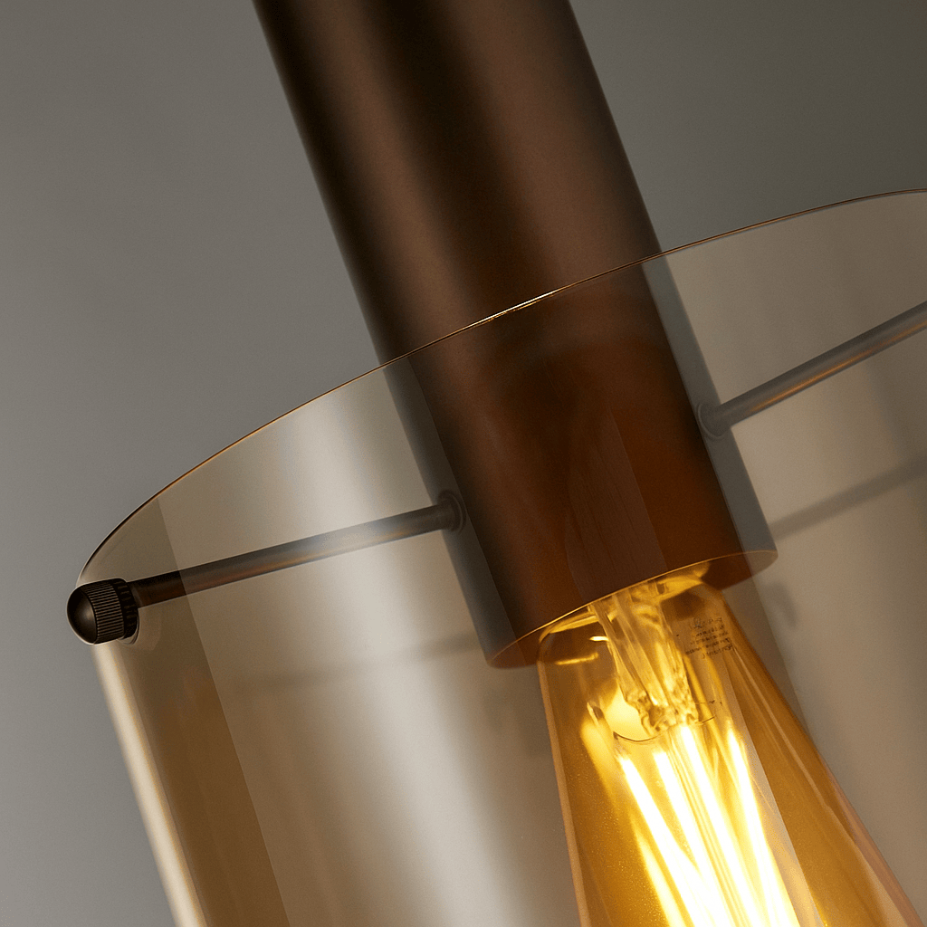 Lights  -  Ferrara Pendant Light - Mocha  -  60484862