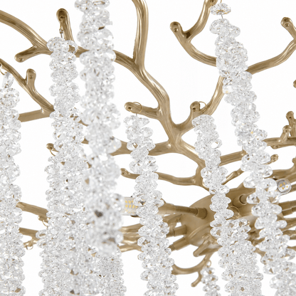 Lights  -  L&B 10821-800GO 10 Light Pendant Ceiling Light - Matt Gold  -  60484865