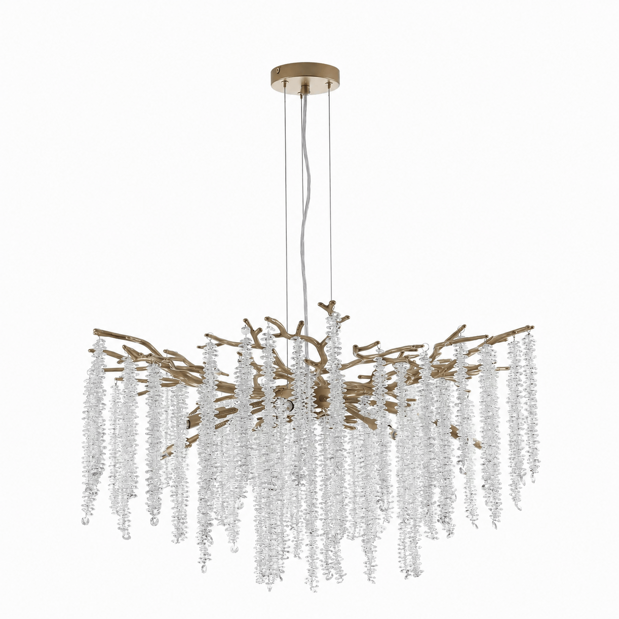 Lights  -  L&B 10821-800GO 10 Light Pendant Ceiling Light - Matt Gold  -  60484865