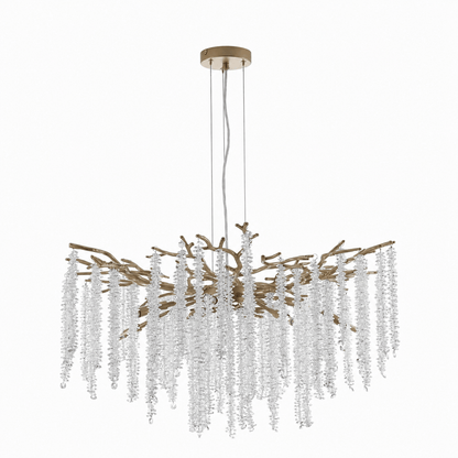 Lights  -  L&B 10821-800GO 10 Light Pendant Ceiling Light - Matt Gold  -  60484865