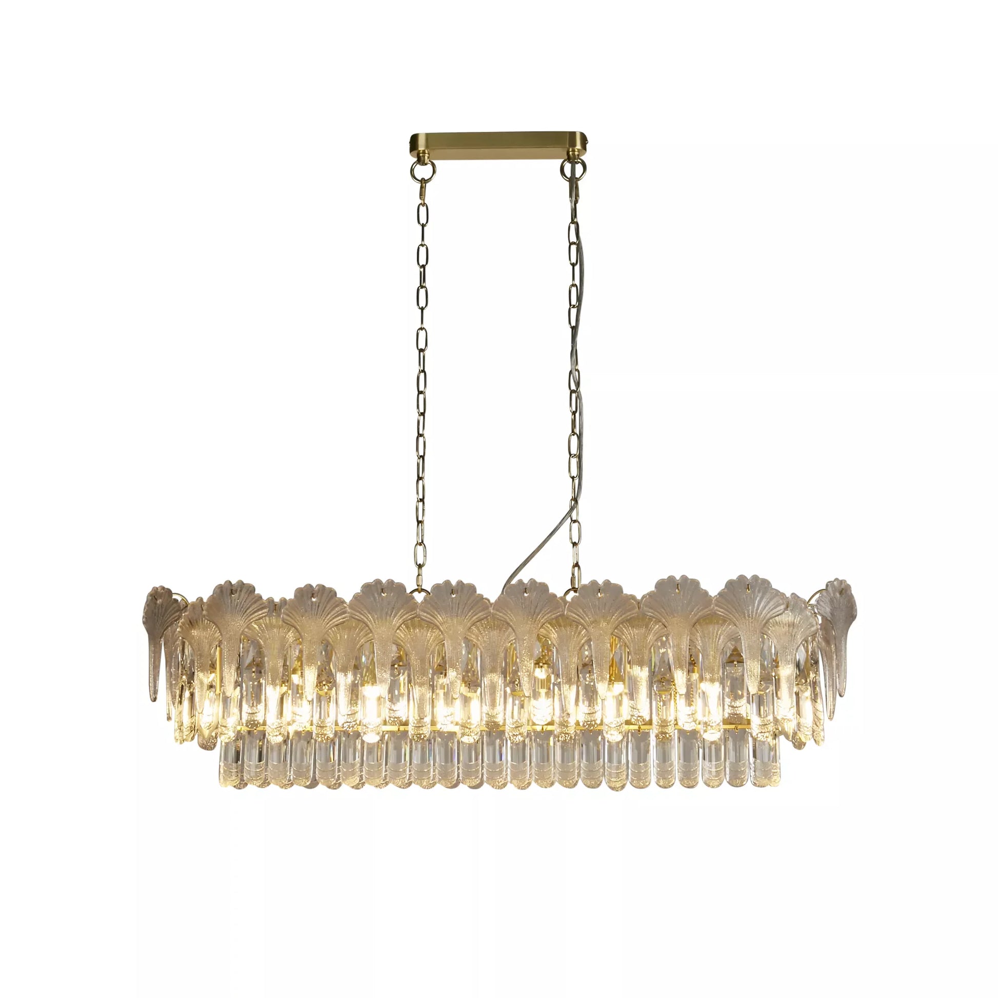Lights  -  L&B 10816-8CL Maeve 8 Light Oval Pendant Ceiling Light  -  60484866