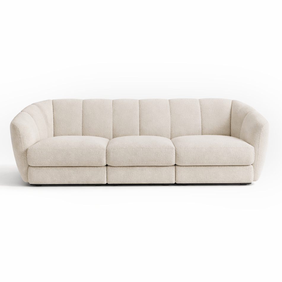 Furniture  -  Stevie 3 Seater Sofa - Beige  -  60484888