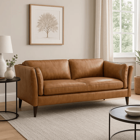 Furniture  -  Reggio 3 Seater Sofa - Tan  -  60484906