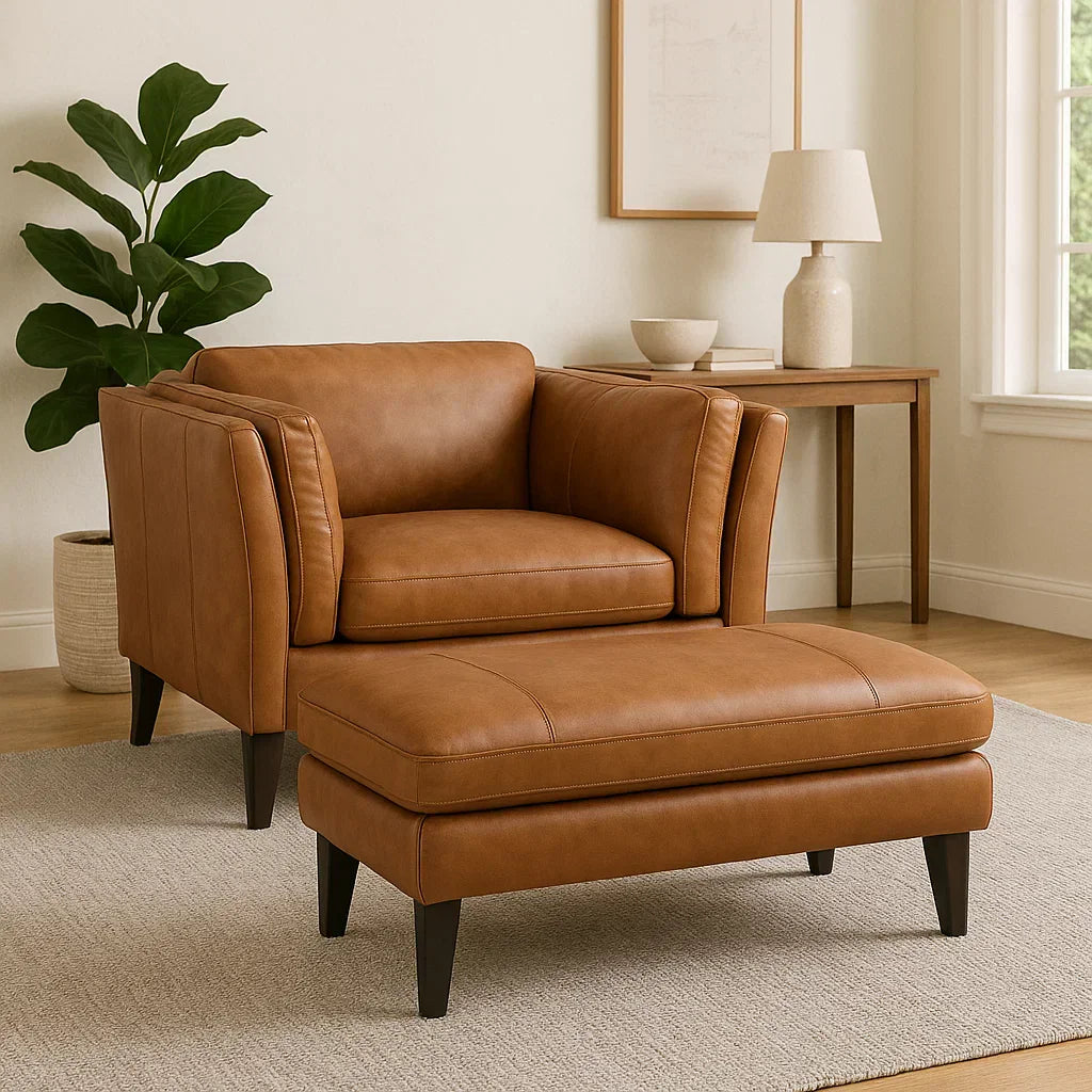 Furniture  -  Reggio Footstool - Tan  -  60484908