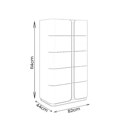 Furniture  -  Annabel 4 Drawer Chest  -  60484925