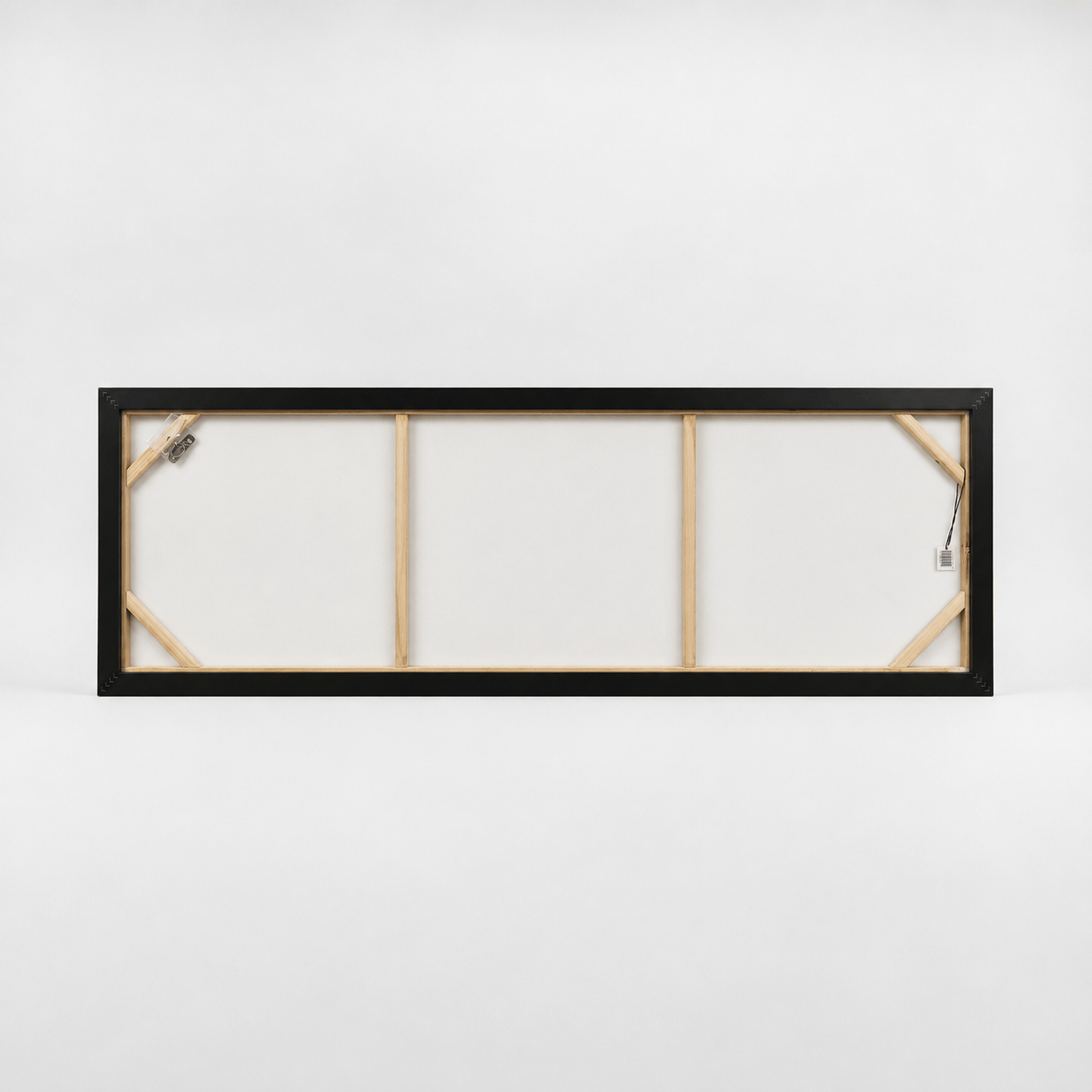 Pictures  -  Beach Horizon Painting on Canvas with Black Frame - 150 x 50cm  -  60484946