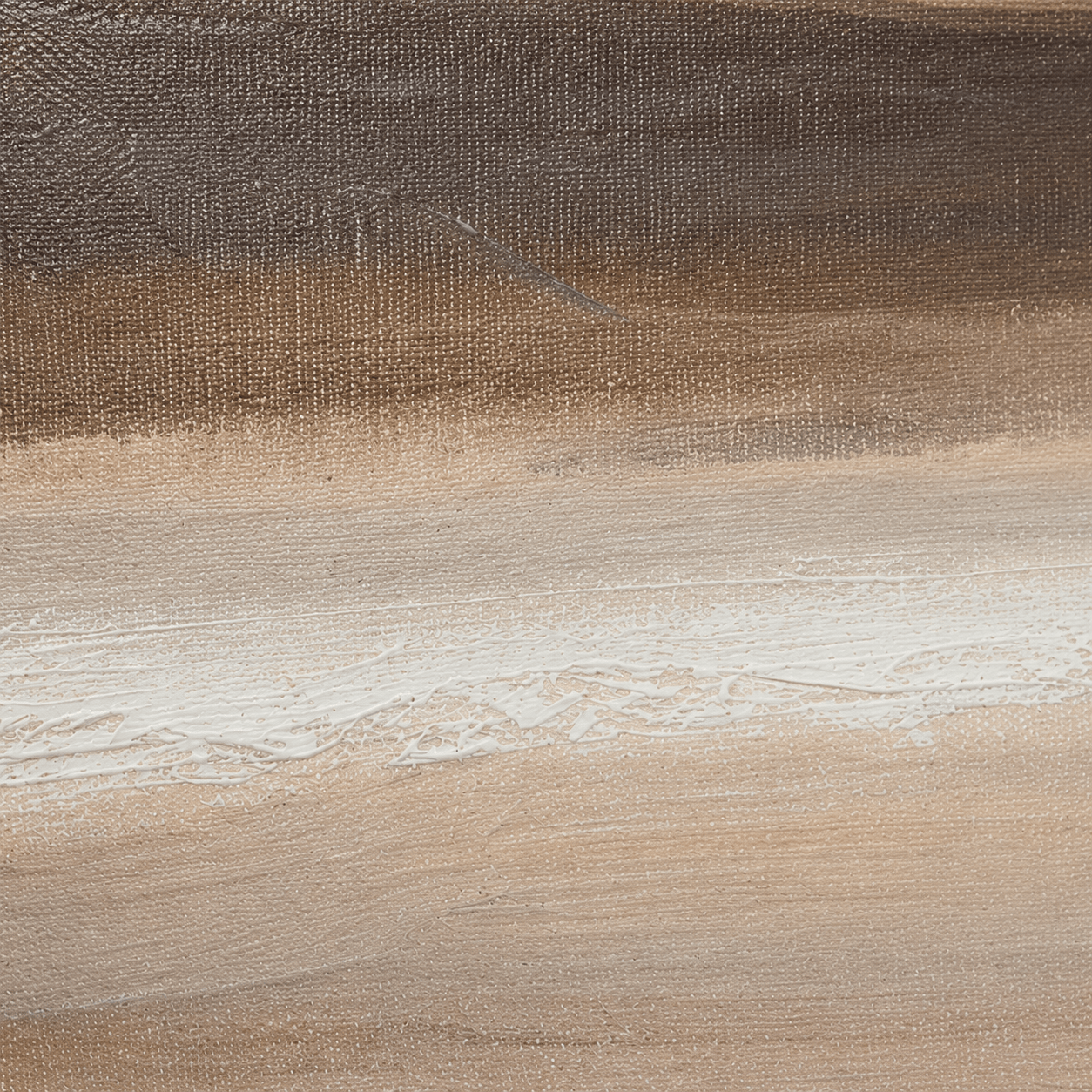Pictures  -  Beach Horizon Painting on Canvas with Black Frame - 150 x 50cm  -  60484946
