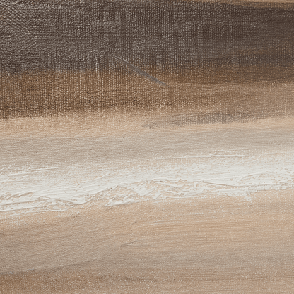 Pictures  -  Beach Horizon Painting on Canvas with Black Frame - 150 x 50cm  -  60484946
