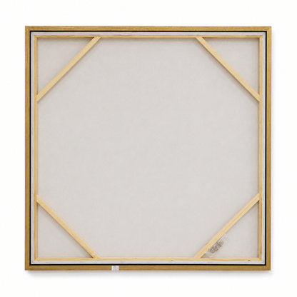 Pictures  -  60484952 Gold & Grey Abstract Painting - 100 x 100cm  -  60484952