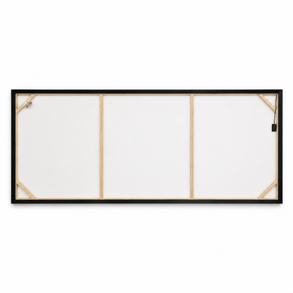 Pictures  -  Tree Painting on Canvas with Black Frame - 150 x 60cm  -  60484963