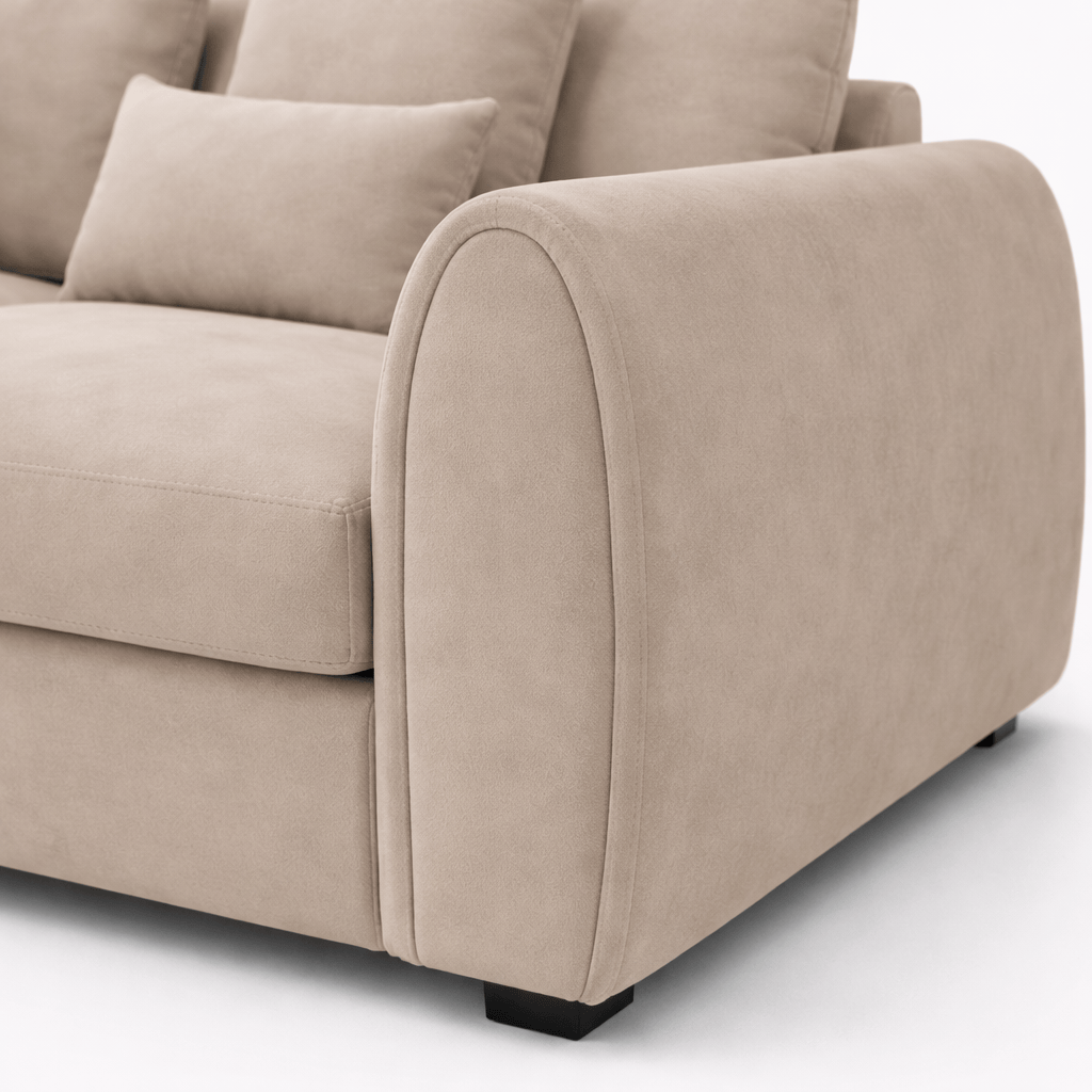 Furniture  -  Ohio LHF Corner Sofa - Mocha  -  60484998