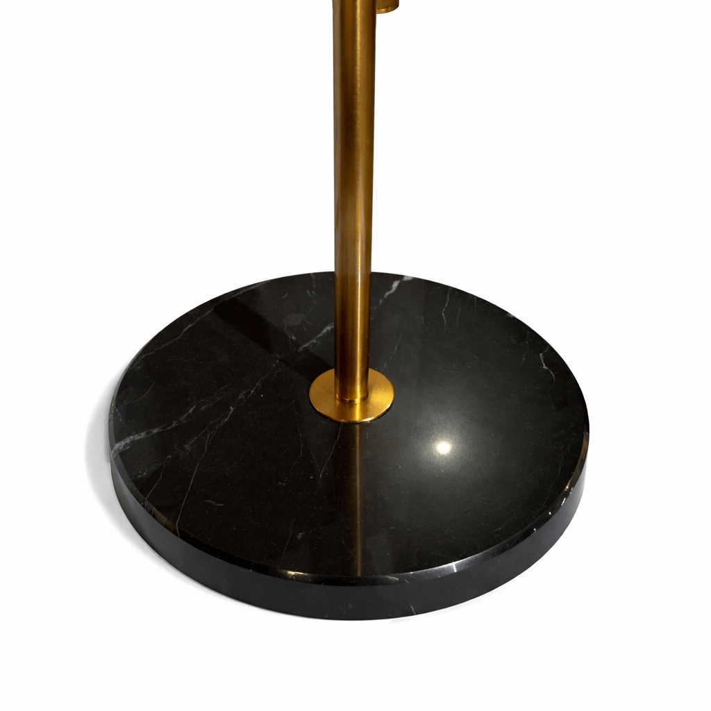 Lights  -  Table Lamp with White Glass Shade - Gold  -  60485095