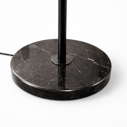 Lights  -  YS 13-1578-3BL Floor Lamp with White glass Shade - Black  -  60485098