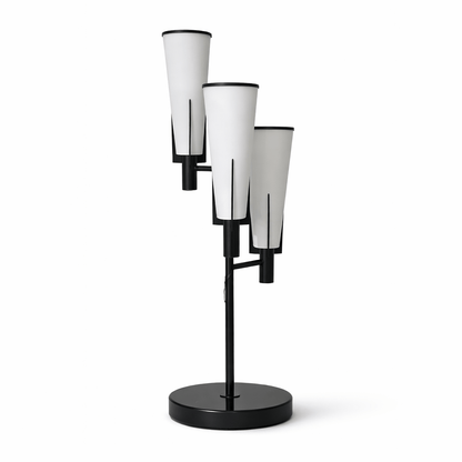 Lights  -  Black & White Glass Table Lamp  -  60485099