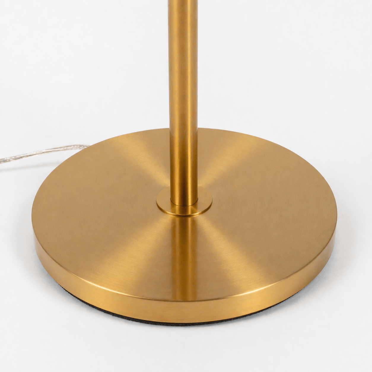 Lights  -  YS 13-1227-4BB Brushed Brass Floor Lamp with Clear Glass  -  60485115