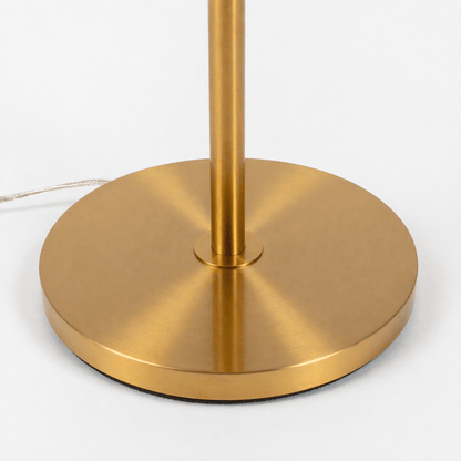 Lights  -  YS 13-1227-4BB Brushed Brass Floor Lamp with Clear Glass  -  60485115